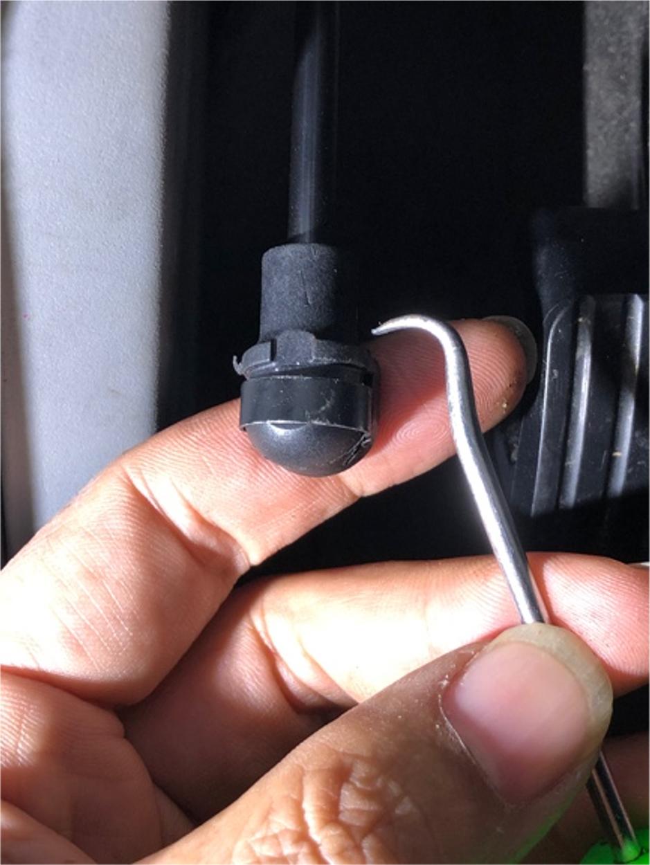 Replacing The E Brake Pedal Strut On Your 04 10 Porsche Cayenne The Porsche Club Of America