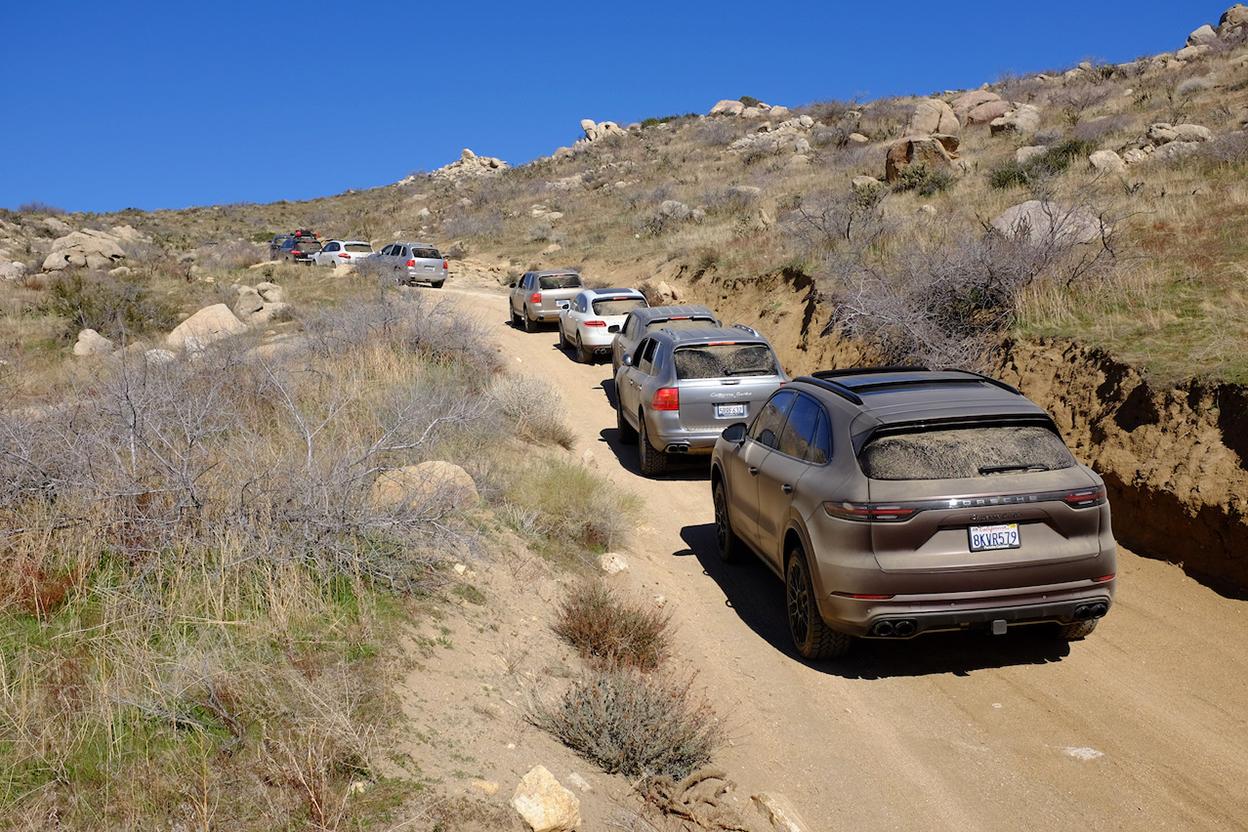 Members take Porsche SUVS offroad on SoCal desert trails The Porsche