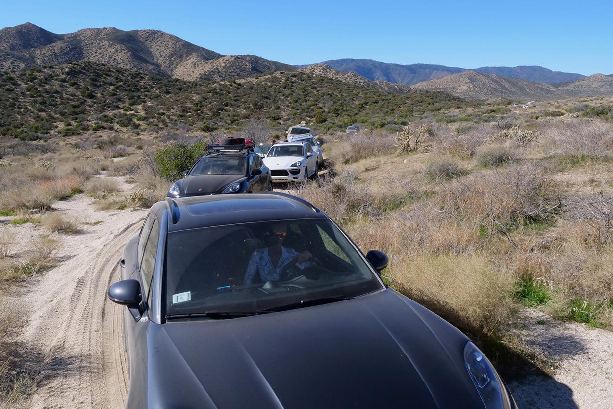 Members take Porsche SUVS offroad on SoCal desert trails The Porsche